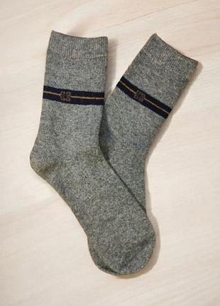 Мужские теплые шерстяные носки comfort winter (1979-02) серый 41-47 no brand