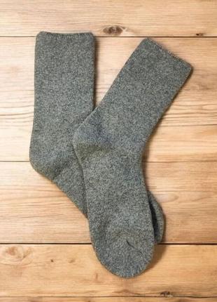 Мужские теплые шерстяные носки good warm (1977-05) серый 41-47 no brand