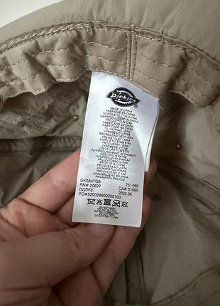 Панама унісекс dickies бежева стьобана 3