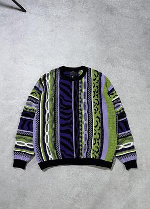 Чоловічий светр в стилі coogi розмір с