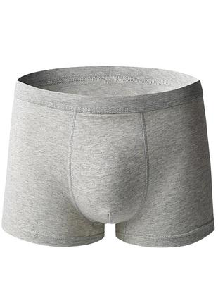 Чоловічі бавовняні труси боксерки good style (1461-48-06) світло-сірий xl
