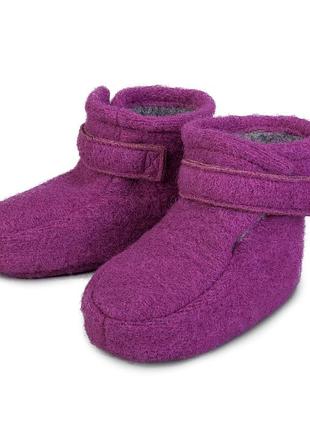 Зимние пинетки для девочки из шерсти tutu.арт. 3-005967(s - 3-9, m - 9-18 месяцев). s - 3-9мес.