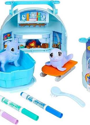 Набір для творчості crayola scribble scrubbie pets арктичне іглу (747471)