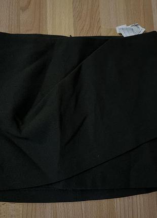 Міні-спідниця жіноча zara чорна