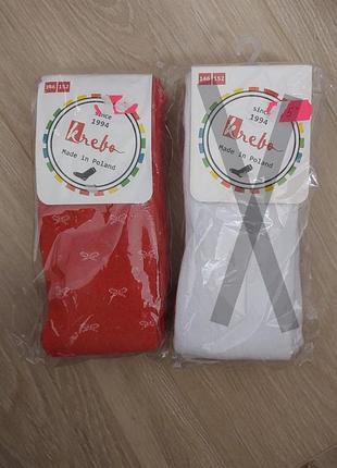 Колготы для девочки крбо krebo красные