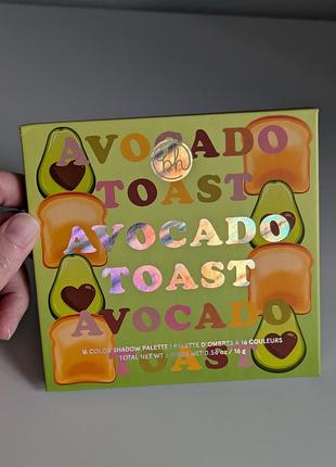 Палетка теней bh cosmetics avocado toast shadow palette 2