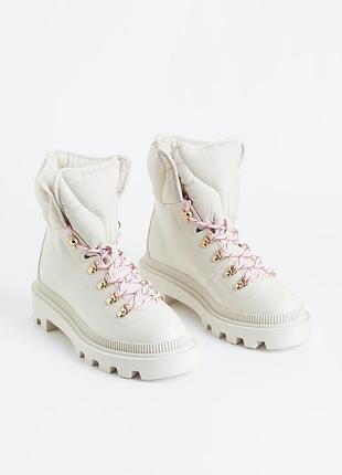 Черевики жіночі h&m білі 38