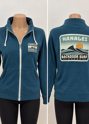 Жіноче худі hanalei backdoor surf на змійці, бірюзовий колір