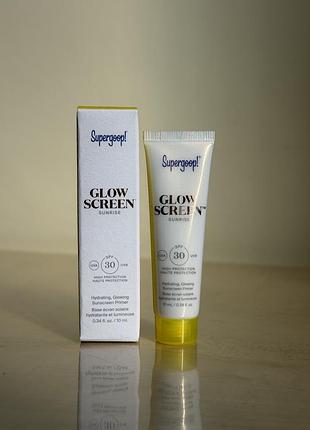 Праймер для обличчя supergoop! glowscreen spf 30 sunrise hydrating glowing sunscreen primer 10 ml