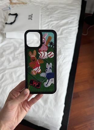 Вышитый чехол на iphone 12 pro max чехол
