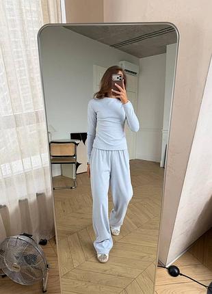 Нежный домашний комплект двусторонний флис
