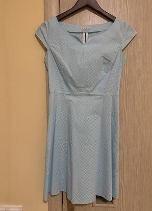 Коротка сукня жіноча vovk блакитна бавовняна xs