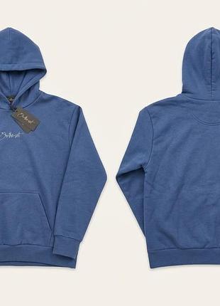 Чоловіче худі sheltersuit синє оверсайз бавовна l-xl
