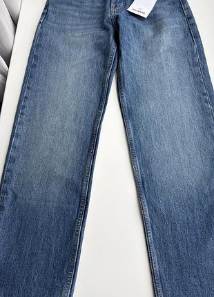 Джинси жіночі прямі сині zara 5