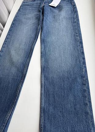 Джинси жіночі прямі сині zara 6