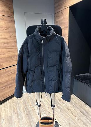Пуховик чоловічий allsaints модель valdek jacket чорний.