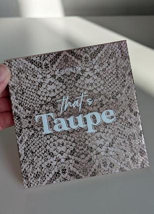 Палетка тіней colourpop that's taupe palette 3