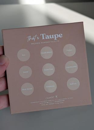 Палетка тіней colourpop that's taupe palette 4