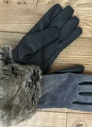 Зимние перчатки с подкладкой р с-м laura ashley