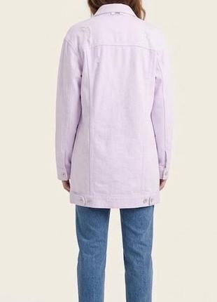 Куртка джинсова подовжена zara 2