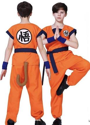 Детский костюм гока саян dragon ball на 128-134 см