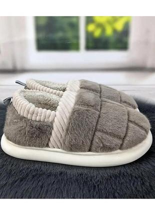Домашние тапочки женские нежный уют (1420-36-37) коричневый no brand 36