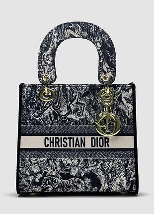 💎 christian dior medium lady d-lite bag blue