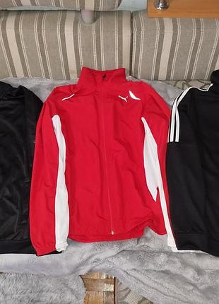 Мужские ветровки фирменные bench, puma adidas размер м