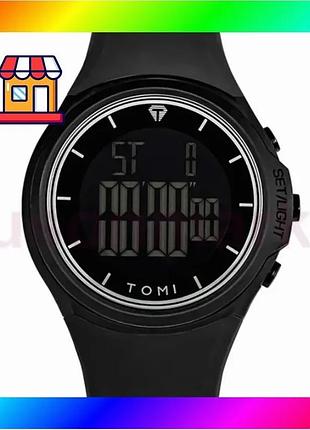 Bs годинник чоловічий тактичні best mix tomi mono black bas77/n