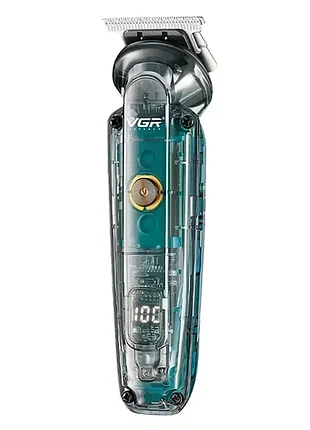 Машинка для стрижки vgr v-102 green • профессиональная аккумуляторная машинка vgr v-102 green для стрижки волос и бороды с насадками