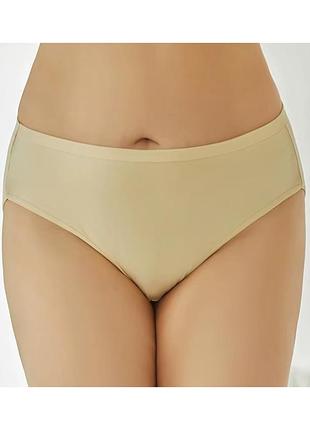 Женские хлопковые трусики слипы батальные your own comfort (1842-62-06) бежевый 4xl