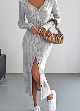 Красива сукня кардиган віскоза в широкий рубчик next 36-38 😊👍👗🔥