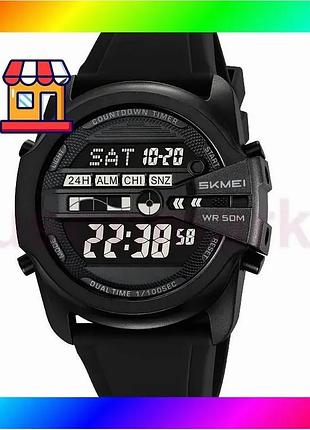Bs годинник наручний чоловічий best mix skmei 2442bk bas77/n