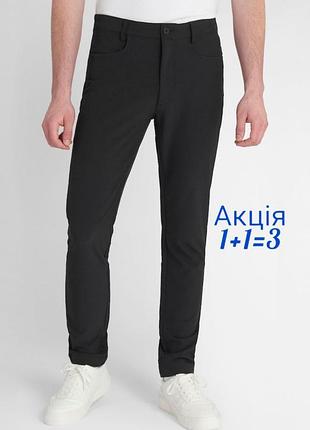 Брюки еластичні calvin klein w36 l31 штани спортивного крою golf bullet regular fit stretch