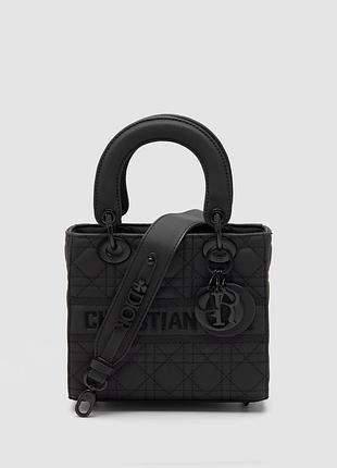 💎 christian dior latte ultramatte cannage calfskin mini lady dior black