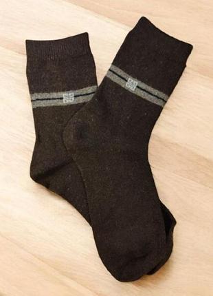 Мужские теплые шерстяные носки comfort winter (1979-05) коричневый 41-47 no brand