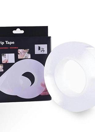 Двостороння багаторазова гелева клейка стрічка ivy grip tape, м