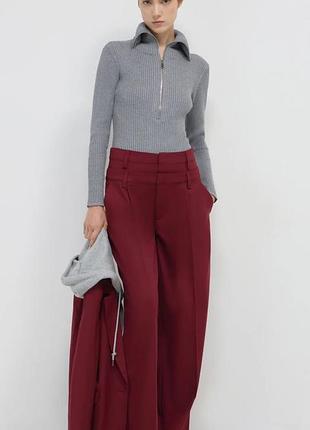 Стильное боди гольф водолазка в рубчик zara 🔥