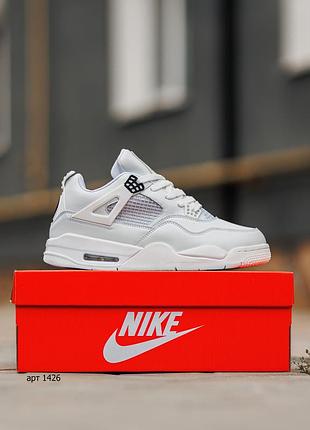 Кросівки чоловічі 41-45 nike air jordan 4 psg white