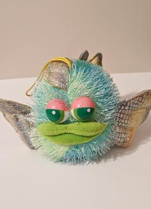 Винтажная игрушка мягкая рыбка от aurora