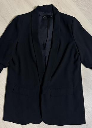 Піджак жіночий zara чорний розмір l