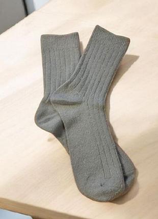 Теплые мужские носки с шерстью альпаки winter alpaca (1975-02) серый 41-47 dmdbs