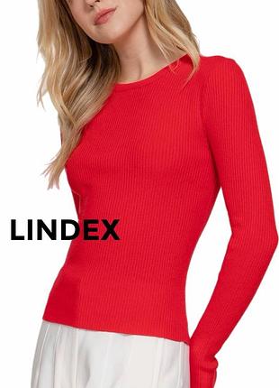 Лонгслів жіночий lindex червоний розмір l з віскози