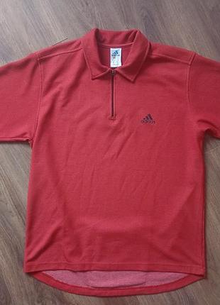 Брендова футболка поло adidas.