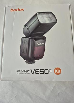 Спалах godox v850iii kit для canon мануальний li-ion