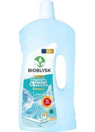 Средство для мытья полов и стен 1л «’stepx lagoon wave’ тм bioblysk