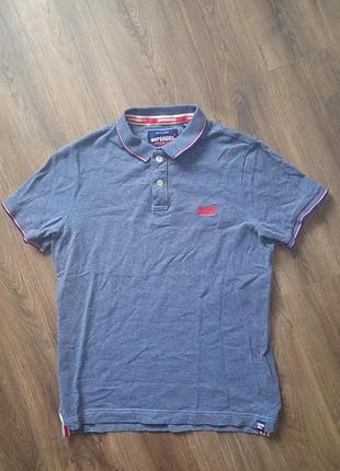 Брендова футболка поло superdry.