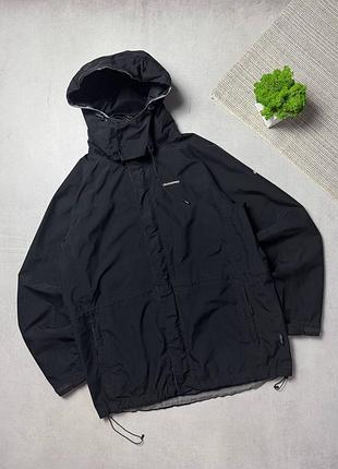Вітровка куртка мембранна чорна чоловіча craghoppers gore-tex оригінал водонепроникна