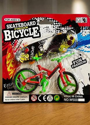 Ігровий набір: фінгерскейт та міні-велосипед bmx