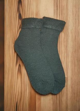 Жіночі термо шкарпетки winter time no brand 1155-38-41 темно-зелений 38-41 1 шт